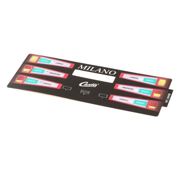 Wilbur Curtis Label, Ucm Overlay Milano Twin WC-39496 - main